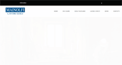 Desktop Screenshot of mainolfi.it